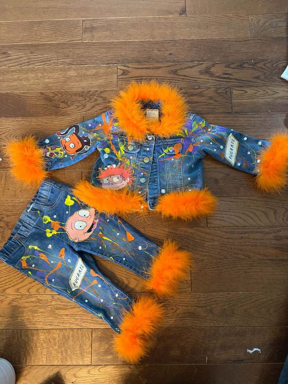 Rugrats Denim Jacket and Jeans Set for 12 Months